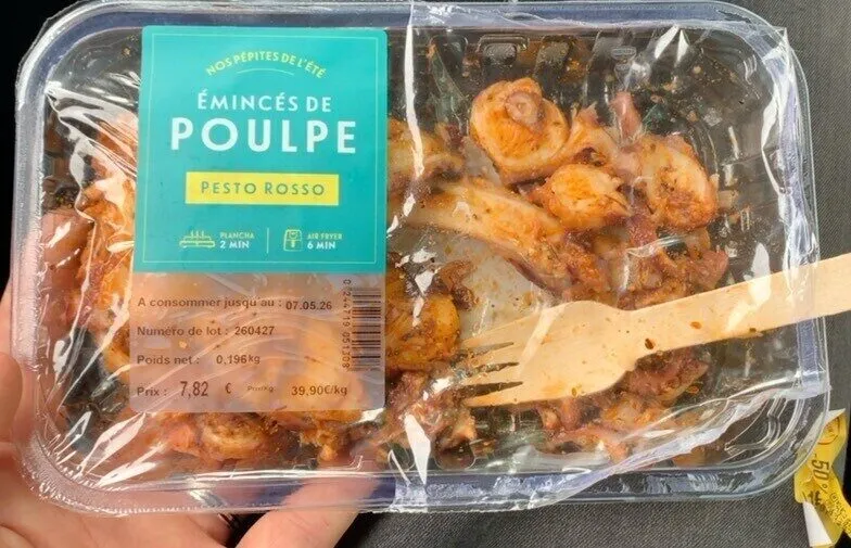 Éminces de poulpes