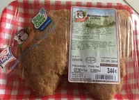 Haché de jambon pané au fromage