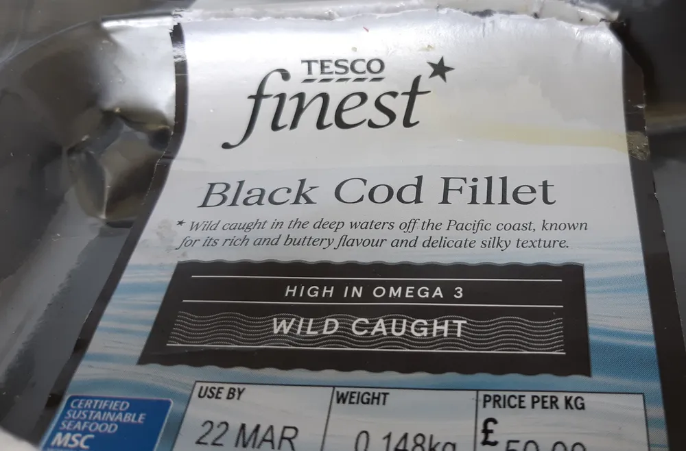 Black Cod Fillet