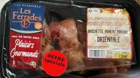 Brochette agneau marinée orientale