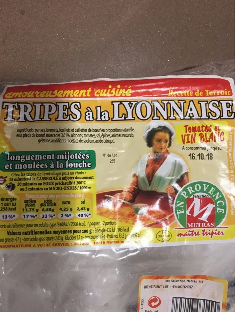 Tripes à la lyonnaise