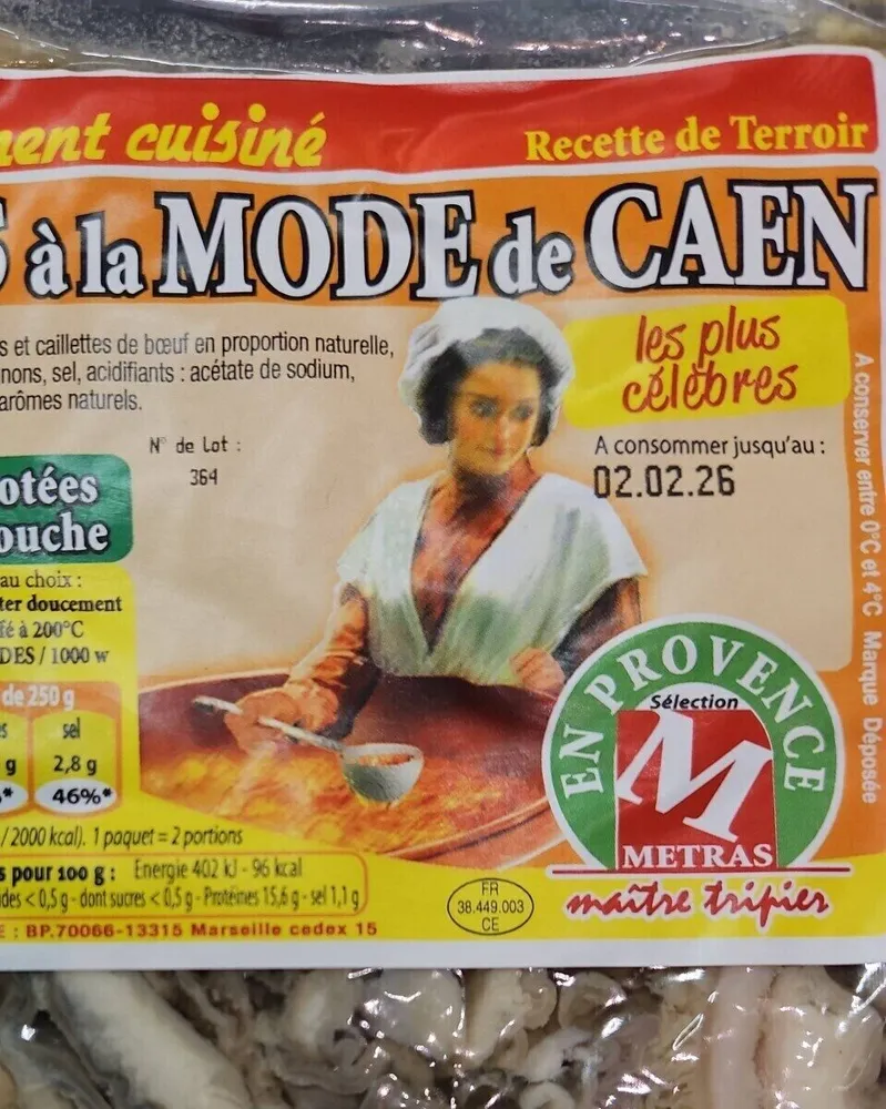 Tripes à l à mode de Caen