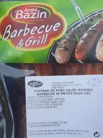 Poitrine de porc salée marinée
