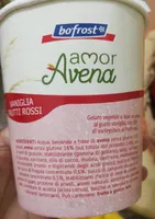 Amor avena vaniglia e frutti rossi gelato vegetale