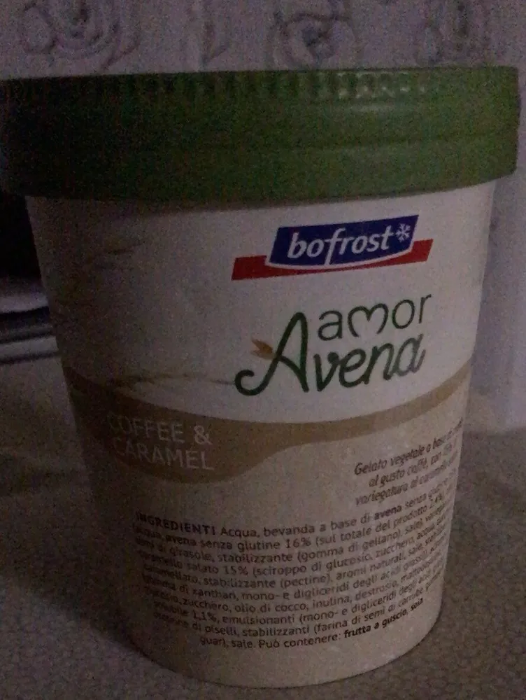Amor avena gelato coffee & caramel