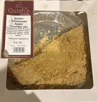 Homemade Apple Crumble