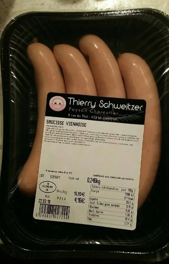 Saucisses viennoises