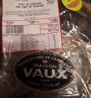 Pâte de campagne pur porc en tranches