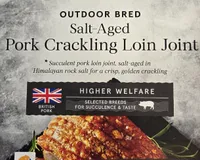 Salt-aged Pork Crackling Loin Joint