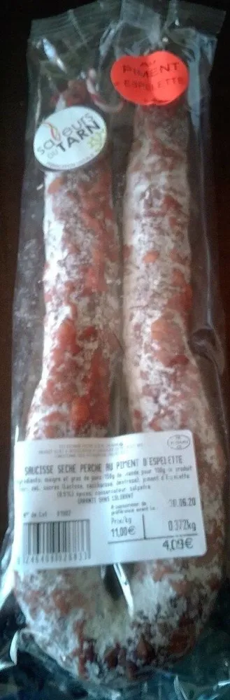 Saucisse Sèche Perché au Piment d'Espelette