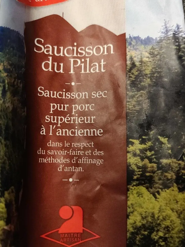 Saucisson du Pilat pur porc à l'ancienne