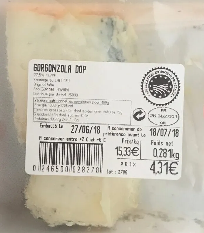 Gorgonzola dop