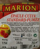 Épaule cuite standard fumée