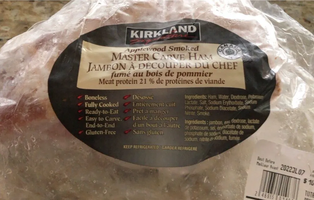Applewood smoked ham