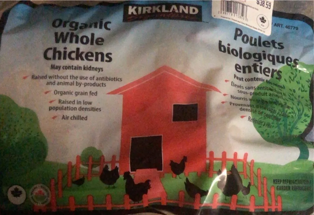 whole chickens organic