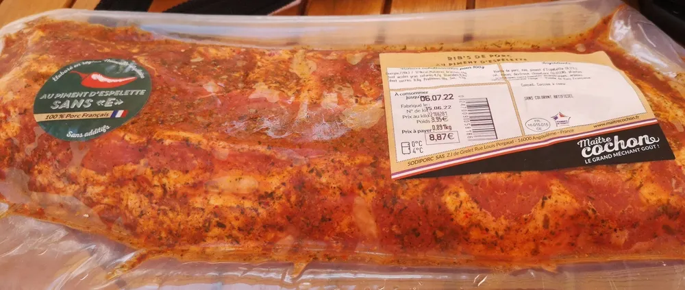 Rib's de porc
