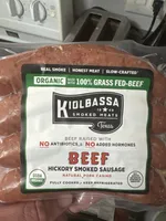 Hickory Smoked Beef Sausage