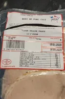 Rôti de porc cuit