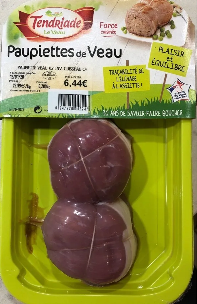 Paupiettes de veau