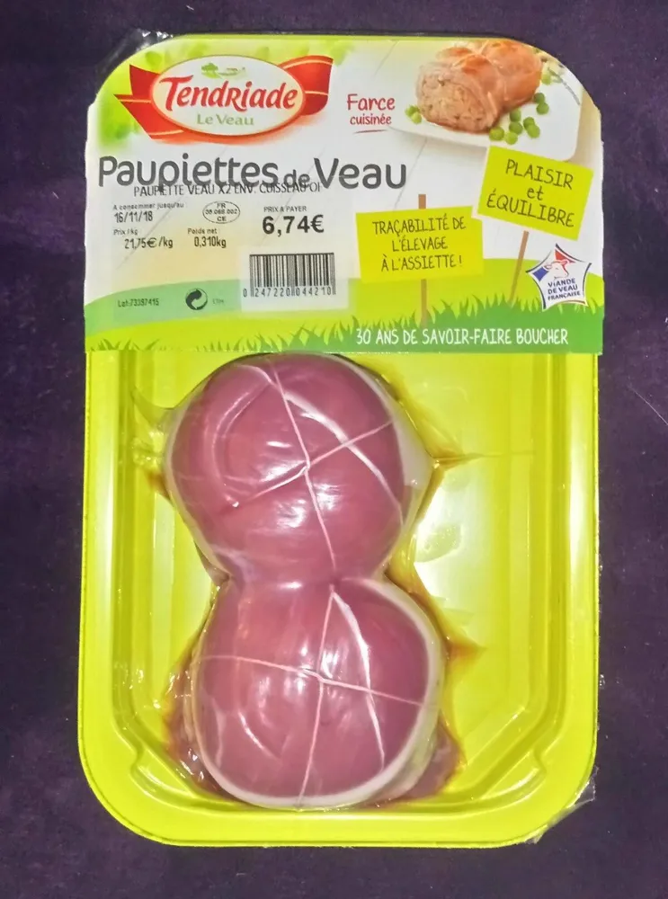 Paupiettes de veau