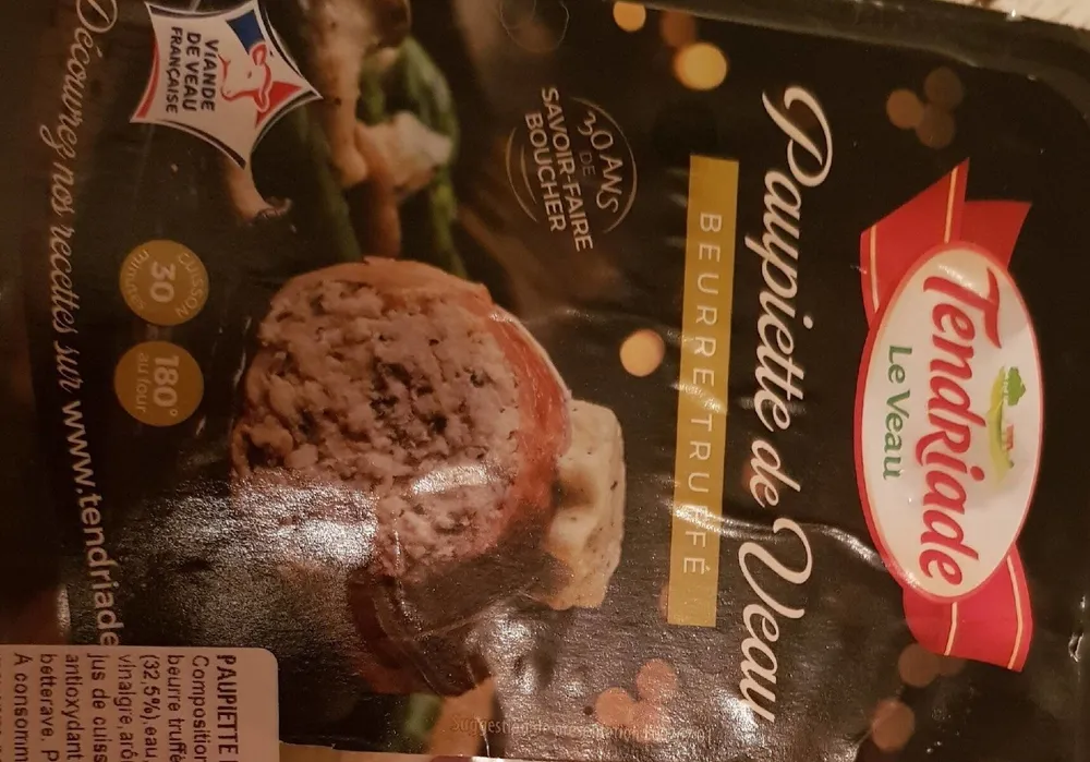 Paupiette de veau beurre truffé