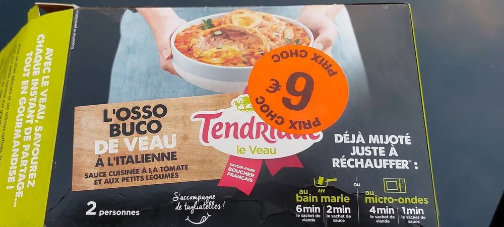 L'osso buco de veau à l'italienne