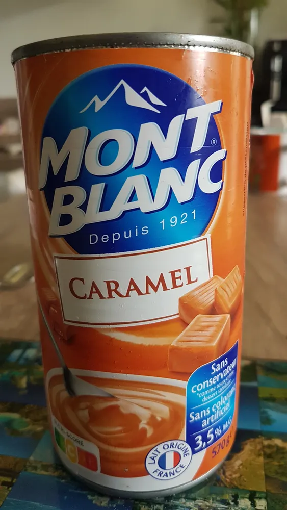 Mont Blanc caramel