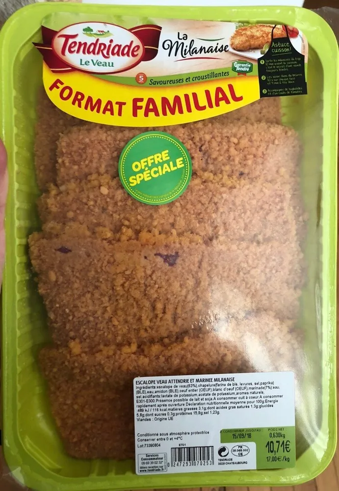 Tendriade de veau