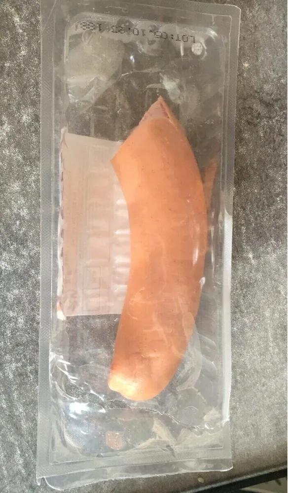 1/2 saucisse de viande fumée au bois de hêtre