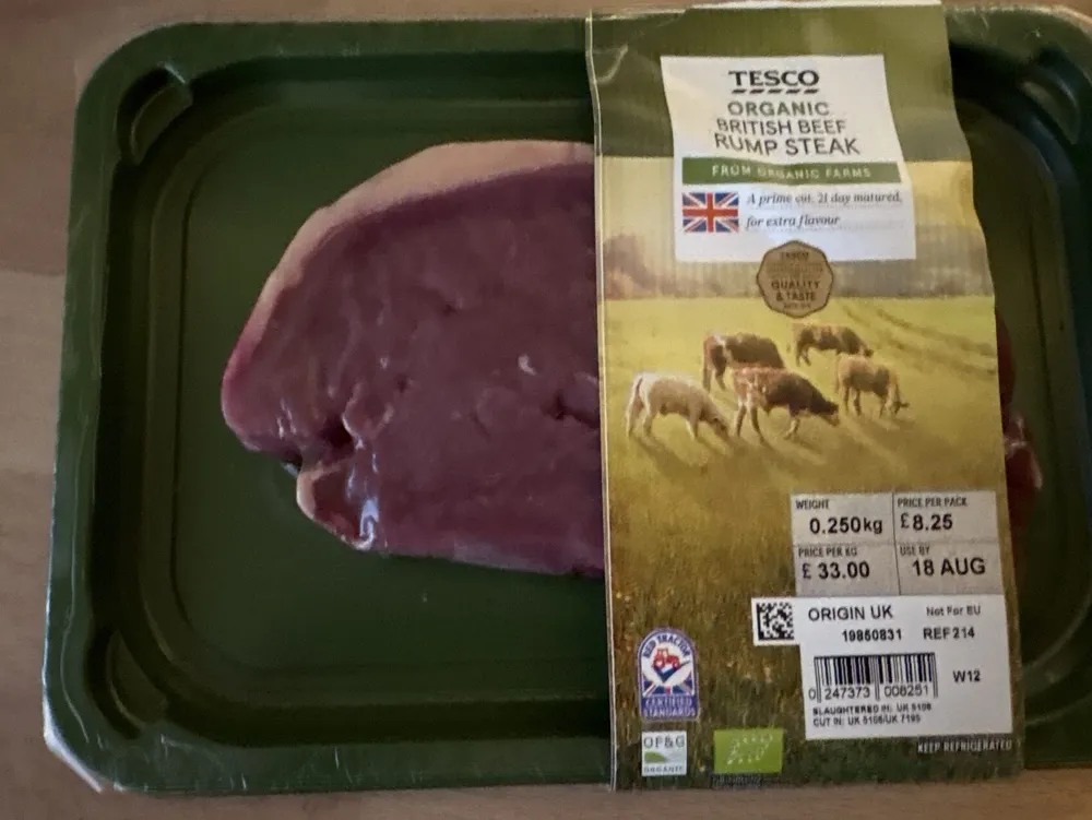 Organic Rump Steak