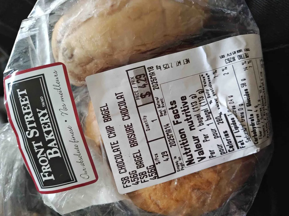 Chocolate Chip Bagel