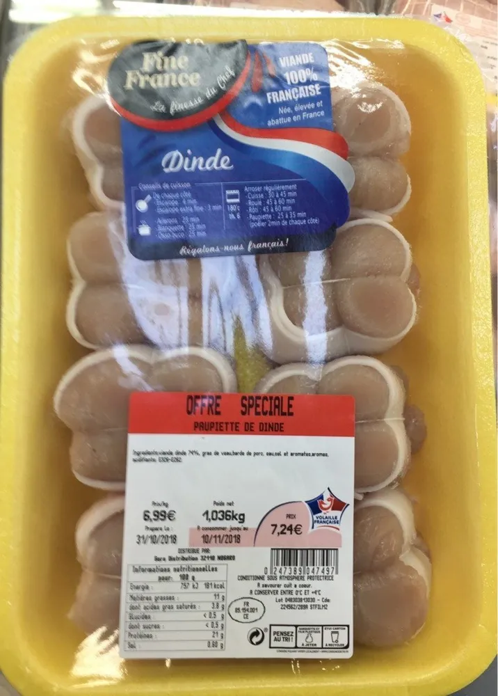 Paupiettes de dinde