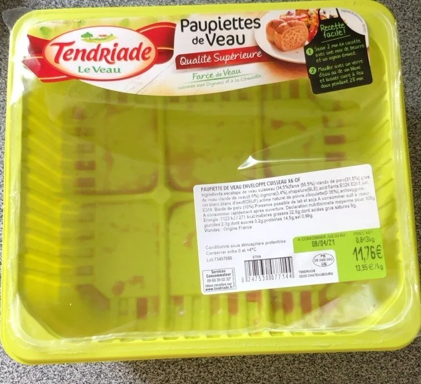 Paupiettes de veau