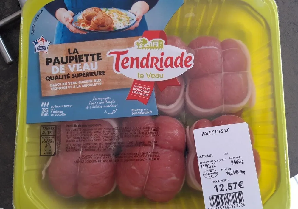 Paupiette de veau