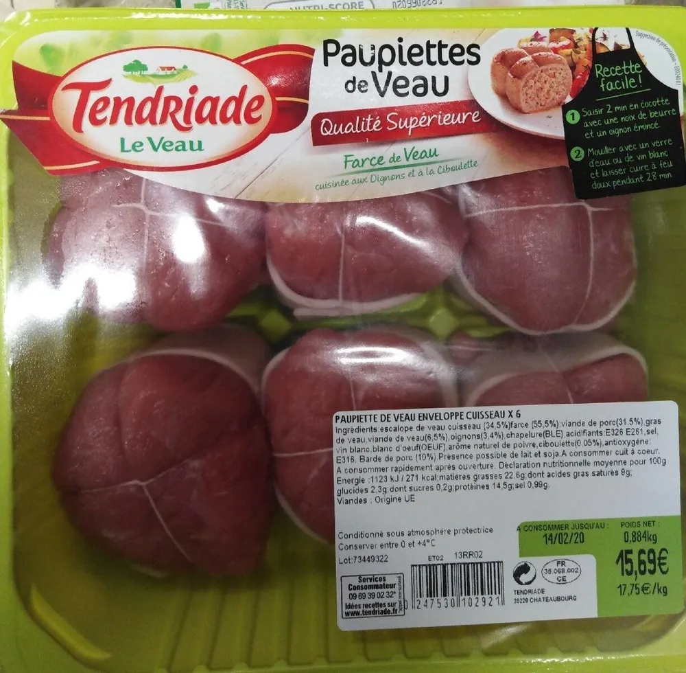 Paupiettes de veau