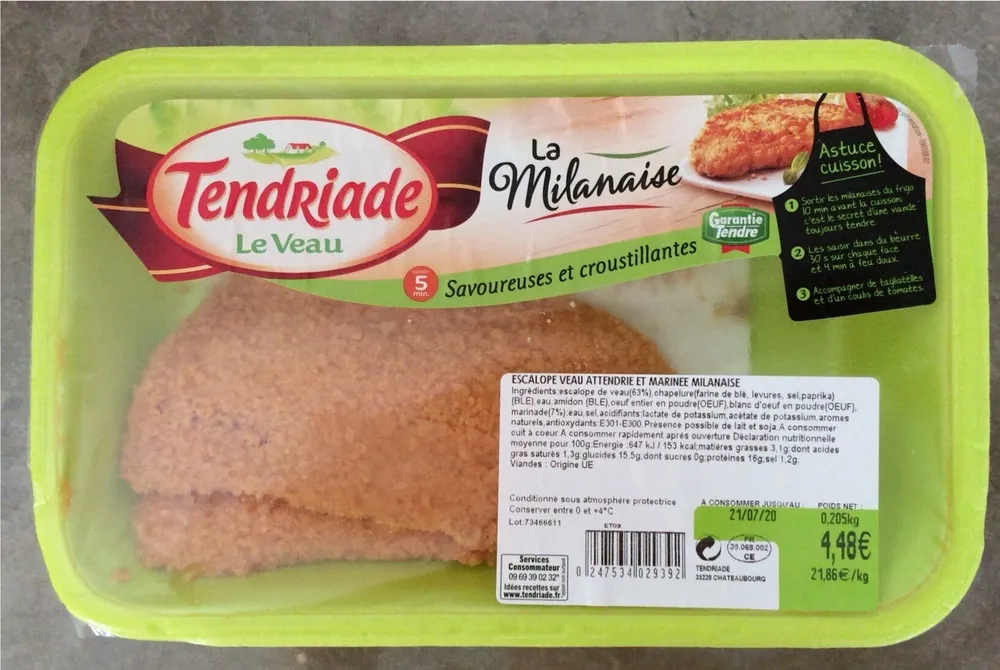 Veau la milanaise