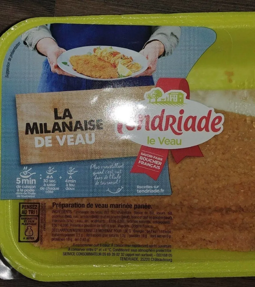 La Milanaise de Veau