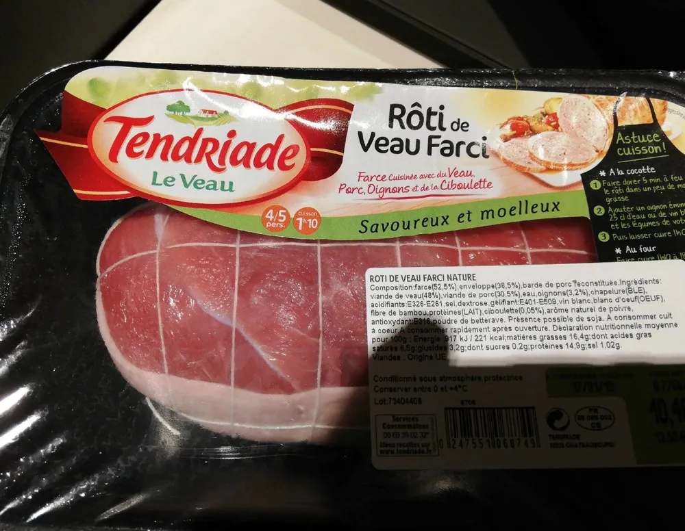 Rôtis de veau Farci