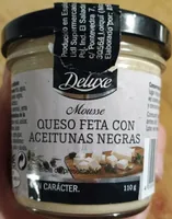 Mousse queso feta con aceitunas negras