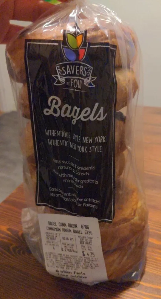 Cinnamon Raisin Bagel