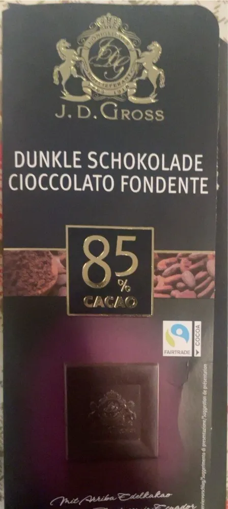 Cioccolato Fondente 85%