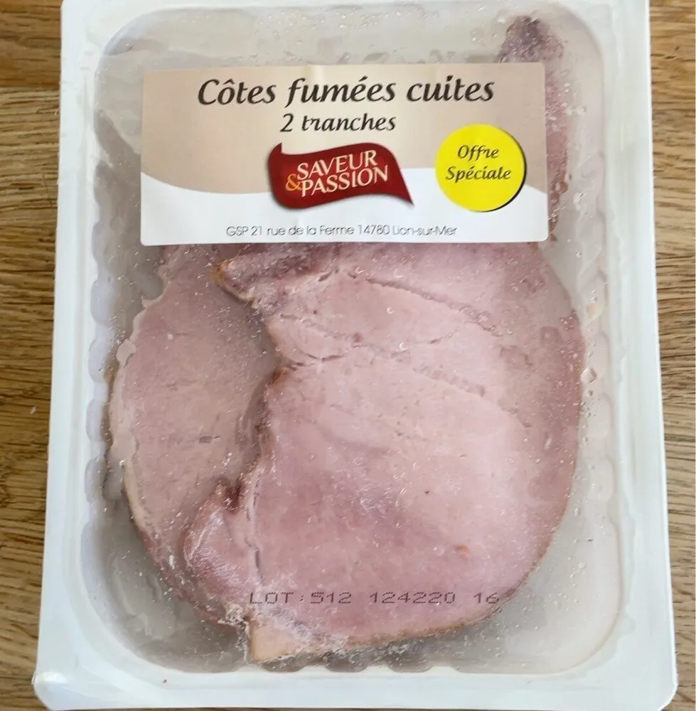 Cotes fumées cuites
