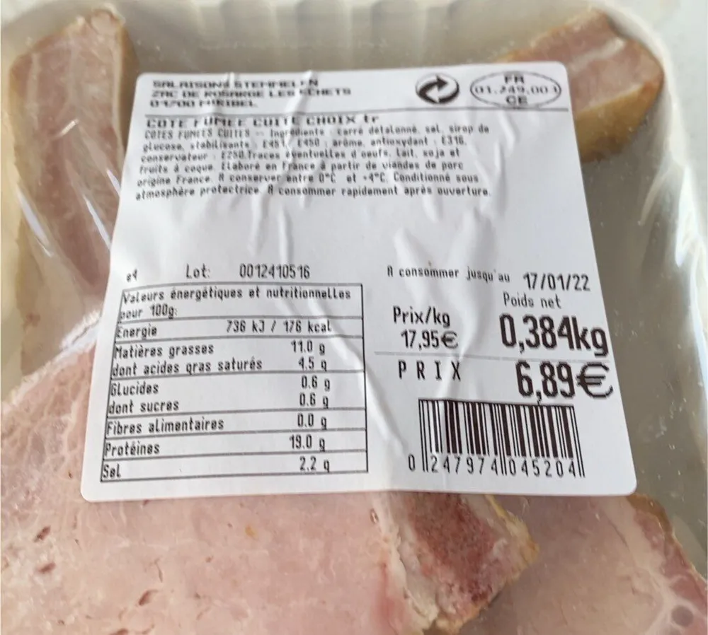Côté fumée cuite choix tr