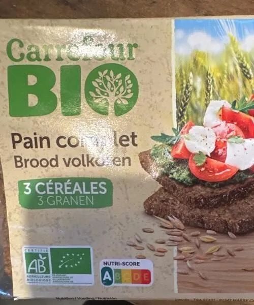 Pain complet 3 cereales