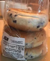 Bagel auh bleuets
