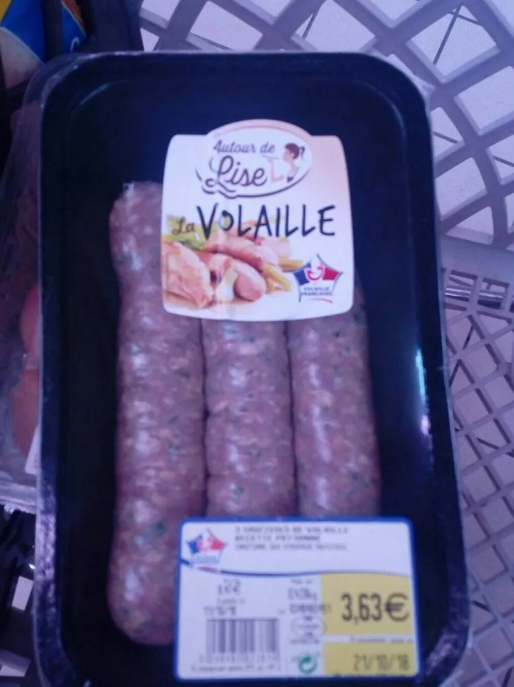 Saucisse de volaille