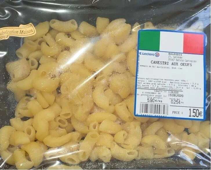 Canestri aux oeufs