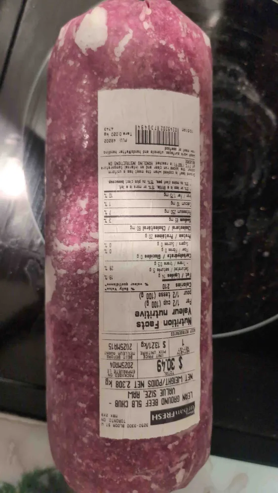 Lean ground beef