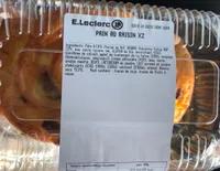 Pain aux raisain x2