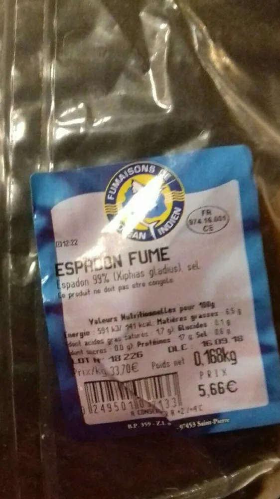 espadon fumé